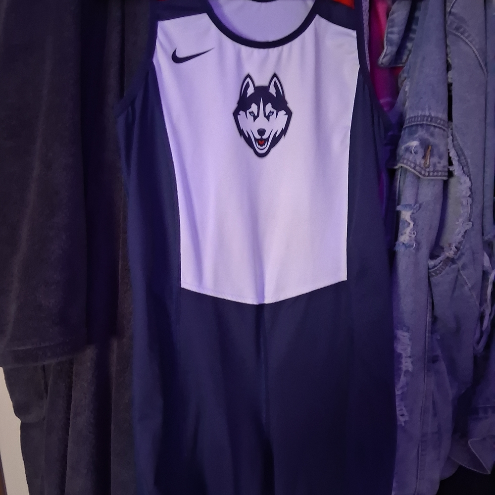 Nike Kids Navy and White Jersey